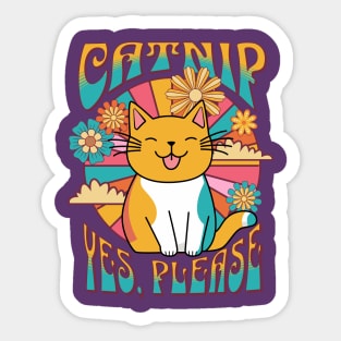 Catnip yes please Sticker